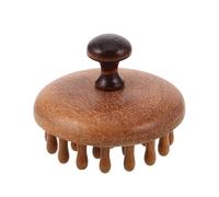 Gatuida Masseur de cuir chevelu en bois pour la pousse des cheveux - Outil de massage complet du corps - Brosse pour le cuir chevelu - Outil de massage Gua Sha portable pour une utilisation sur peau