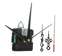 Gatuida Mécanisme Horloge Murale Radio-piloté Silencieux avec Aiguilles Métalliques Remplacement pour Réparation DIY Mouvement Balayage Précis pour Pendule Salon