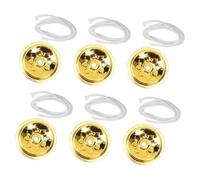 Gatuida Mèche De Bougie Ronde pour Lampe à Huile ø Flottante, Lot De 6 Set De Mèches en Fibre, Compatible Brûleur à Kérosène, Utilisation pour Bougies Et Lanternes D'intérieur Et Extérieur