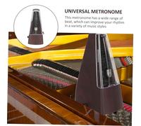 Gatuida Métronome Mécanique Professionnel Métal Précis pour Piano Guitare Violon Batterie Accessoire pour Pratique Rythmique et Développement Musical