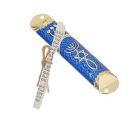 Gatuida Mezouza Défilement Porte Juive Pratique Métal Plaque Judaica avec Défilement