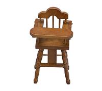 Gatuida Mini Chaise Haute Bois pour Maison de Poupée Décoration de Miniature et Chic pour Garçon Fille Modèle Au Design Rétro Accessoire pour Créer Une Ambiance Accueillante de Poupées