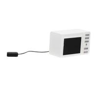 Gatuida Mini-Micro-Ondes Appareils de Cuisine Miniatures Maison de poupée Micro-Ondes Miniatures Accessoire de Cuisine de poupée Mini-Cuisine Four en Bois Blanche