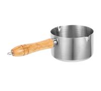 Gatuida Mini Pot à Lait Acier Inoxydable avec Poignée Casserole Scalding pour Chauffer Huile Lait et Beurre pour Petites Cuisines
