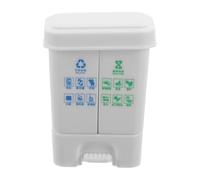 Gatuida Mini Poubelle Jouet : poubelles Miniatures avec couvercles - Modèle de Petite pour Enfants et Tout-Petits, Accessoires de scène de Vie de Maison de poupée 2,2 x 1,69 x 1,26 Pouces