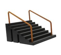 Gatuida Mini Rampe pour Finger Skateboard Accessoire pour Skate Doigt Créatif pour Garçons et Filles Kit de Jeu Éducatif pour Garçon Fille