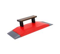 Gatuida Mini Rampe Skate Doigt Plastique Accessoires Parc Fingerboard pour Garçon Fille et Adultes Plateforme Skate avec Obstacles Installation Facile Fingerboard