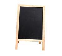 Gatuida Mini Tableau Ardoise Double Face Bois Chevalet de Bureau pour et Planification Support Stable pour Cuisine Jardin et Événements Format