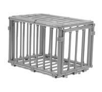 Gatuida Miniature Cage Décor DIY Plastique pour Petite Maison Accessoire Léger Et Polyvalent pour Jouets Lapin Hamster Nain Et Figures Action