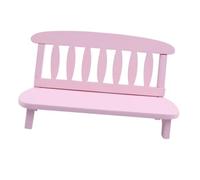 Gatuida Miniature Chaise Bois Vintage Rose Accessoire Décoratif Créatif pour Maison Bureau et Décoration Photo Ornement Élégant et Adorable pour Aménagement Intérieur