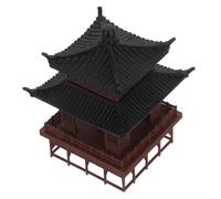 Gatuida Miniature de pavillon pour décoration d'aquarium et Terrarium, Sculpture en Plastique compacte de bâtiment Chinois Ancien, modèle d'architecture Ancienne pour bonsaï et Ornement de