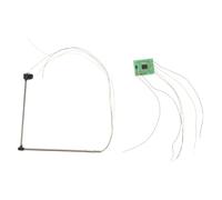 Gatuida Miniature LED Traffic Light Model Signal Lamp for Train Sets and Table Layouts and Portable Railroad Traffic Signal Accessory