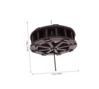 Gatuida Miniature Roue Eau Feng Shui pour Aquarium et Décoration de Jardin Ornement de Bassin Naturel et Fontaine de Bureau Facile à Installer