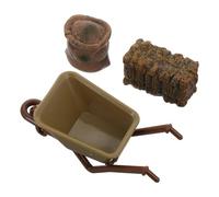 Gatuida Miniature Set Doutils Agricoles Réalistes pour Décoration de Paysage et Maison de Poupée Accessoires et Polyvalents pour Collection et Photographie