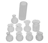 Gatuida Miniature Vase pour Micro Paysage Accessoires Miniatures pour Maison de Poupée Petit Vase Verre Transparent pour Plantes Artificielles et Décoration DIY