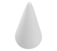 Gatuida Modèle de Gâteau en Mousse Conique 10 CM Diamètre X 20 CM Hauteur Fournitures de Décoration de Gâteaux Cône en Polystyrène Vierge pour Projets de Bricolage et Compositions