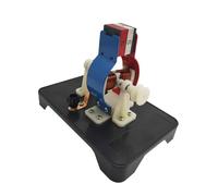 Gatuida Modèle de Moteur Électrique DC pour Collège Équipement Pédagogique Pratique Kit Expérimental Robuste pour Laboratoire et Formation Électricité