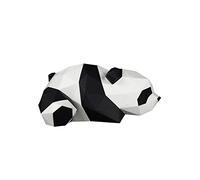 Gatuida Modèle en Papier 3D Panda DIY Décoration Moulée Main Origami Géométrique Papier Naturel Jouet Décoratif pour Festivals Et Événements Facile à Assembler