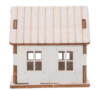 Gatuida Modèle Maison Bois à Peindre Kit DIY Miniature Puzzle Maison Bois Non Fini pour Adultes Garçon Fille Décoration Noël Artisanale