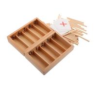 Gatuida Montessori Comptage pour Garçon Fille Boîte à Fuseaux Éducative Interactive Développement et Imagination Jeu Mathématique Familial pour Apprentissage Préscolaire
