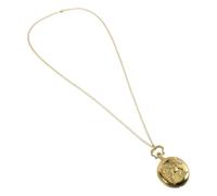 Gatuida Montre de Poche Rétro Gravée Cheval, Quartz, Alliage de Zinc Or | Lid Flip-top, Légère et Portable, Motif Cheval, Collection Printemps, pour Hommes et Femmes