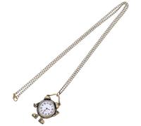 Gatuida Montre de Poche Vintage à Quartz Pendentif en Alliage Cuivre Ancien Chaîne Suspendue, Montre Rétro pour Femme, Accessoire Mode et Présent Élégant