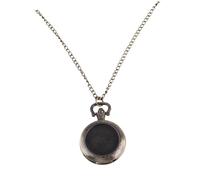 Gatuida Montre de Poche Vintage Marron Pendentif Collier Créatif Rétro pour Homme Femme Montre de Poche Élégante Cadeau Famille Amis