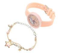 Gatuida Montre Licorne Étudiante Décorative en Quartz Bracelet Réglable Rose pour Garçon et Filles Apprentissage de L'heure et Usage Quotidien
