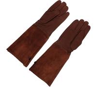 Gatuida Moufles de Jardinage à Gantelets en Cuir, Longs, Souples