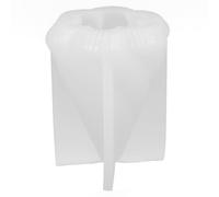 Gatuida Moule à Bougie Conique Triangulaire en Silicone Grosse Taille, Moule pour Bougie Parfumée et Artisanat, Outil Résistant et Facile à Nettoyer, Fabrication de Bougies DIY