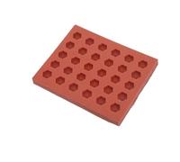 Gatuida Moule à Briques Hexagonales Miniatures en Silicone, Résistant Haute Température, Format Mini, pour Pavés en Ciment, Maquettes de Table à Sable et Création de Paysages Miniatures