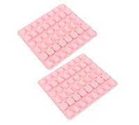 Gatuida Moule à Chocolat en Silicone 2 Pcs Fruits Moule Pâtisserie Mini Fruité Résistant Haute Température Bac à Glaçons Polyvalent pour Desserts et Bonbons