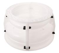 Gatuida Moule Béton pour Base Colonne Romaine Modèle DIY Multifonctionnel Décoratif Compatible Béton Plâtre et Facile à Installer pour Construction et Restauration