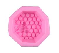 Gatuida Moule Silicone Nid Abeille Hexagonal pour Décoration Gâteau Fondant Sûr Compact et Portable pour DIY Artisanal