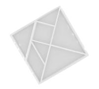Gatuida Moule Silicone Tangram Goutte DIY pour Résine Époxy Moule Créatif Puzzle Manuel pour Artisanat Personnalisé