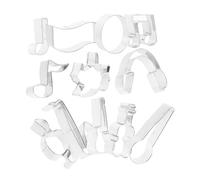 Gatuida Moules à Biscuits Acier Inoxydable Thème Musique Notes et Instruments pour Pâtisserie Garçon Fille Découpe Pâte Créative et Facile à Nettoyer