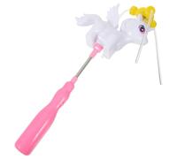 Gatuida Moulinet Lumineux en Plastique Forme Cheval, Baguette Magique Lumineuse pour Garçon et Filles, Coloré Rotatif Fêtes, Noël et Anniversaires, 1 Pièce Couleur Couleur Aléatoire