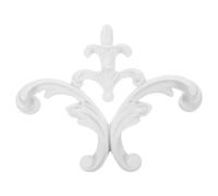 Gatuida Moulures d'angle de plafond de style européen, garnitures | Applique d'angle baroque en polyuréthane, garniture de plafond en forme de médaillon, détail floral en relief pour