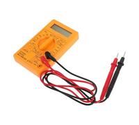 Gatuida Multimètre Numérique Portable Affiche Symbole Basse Tension Testeur de Continuité Buzzer, Mesure Courant Ac Dc Boîtier ABS