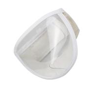 Gatuida Muselière De Toilettage Domestique Transparente pour Chaton Pratique Et Respirante, Taille s 17-21 Cm, Protection Anti-Morsure pour Bain Et Soins, Fourniture pour Chats