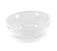 Gatuida Nail Dappen Dish Verre Transparent Bol Crystal pour Liquide Acrylique Accessoire Manucure Multifonction pour Nail Art et Extensions