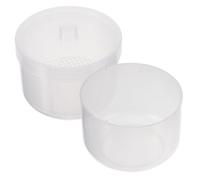 Gatuida Nail Tool Cleaner Box With Detachable Lid For Salon Use Reusable Plastic Nail Art Tool Soaking Tray Portable And Sturdy