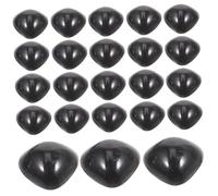 Gatuida Nez Plastique pour Poupée Peluche DIY Accessoires Sûrs pour Crochet Nez Noir pour Animaux Kit Fabrication Poupées Artisanales