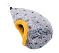 Gatuida Nichoir Douillet Suspendu pour Perroquets - Nid Chaud en Peluche Épaisse Forme Œuf Isolante pour Cage Cabane Confortable D’Hiver pour Perruches Calopsittes et Petits Oiseaux