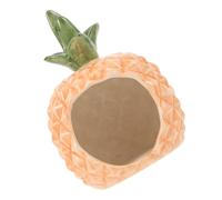 Gatuida Nid en Céramique pour Hamster Cacher Drôle De Maison De Hamster Cachette Enceinte Chinchilla Ananas Grotte De La Maison du Hamster Animal De Compagnie Mini Lit Frais pour Hamster