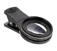 Gatuida Objectif Macro 15x pour Téléphone avec Lentille en Verre et Alliage D'aluminium, Clip Robuste Compatible Smartphone pour Photographie Précise