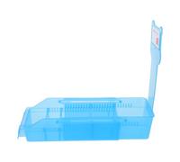 Gatuida Organisateur de Remède Télescopique Bleu avec Compartiments Réglables, Boîte de Rangement pour Pilules à Domicile, Plateau Distributeur Pharmaceutique Polyvalent, Grand Volume,