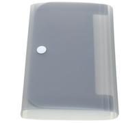 Gatuida Organiseur de Dossiers Accordéon Petit Format A6 Gris Classeur Extensible Multi-Compartiments en Plastique Bouton-Pression Organiseur de Fichiers Portable pour Bureau École et