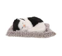 Gatuida Ornement De Décoration De Chat Mignon pour Voiture Accessoire De Tableau De Bord Peluche Réaliste Décoration Intérieure De Voiture pour Femmes Et Amoureux des Chats