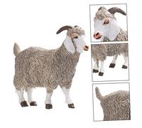 Gatuida Ornement Mouton Réaliste Simulé Modèle Solide pour Décoration Chambre Créatif Garçon Fille Figurine Chèvre Angora Accessoire Ferme Pédagogique